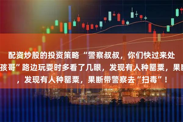 配资炒股的投资策略 “警察叔叔，你们快过来处理！”宁波两个“小孩哥”路边玩耍时多看了几眼，发现有人种罂粟，果断带警察去“扫毒”！